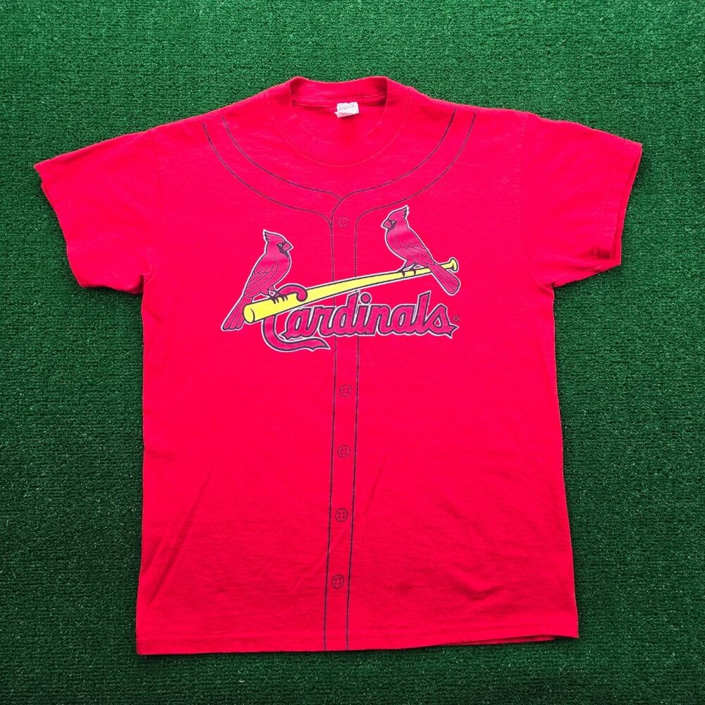 St Louis Cardinals Tshirt Mens Medium Red #3 Jordan MLB Baseball‎ Sports